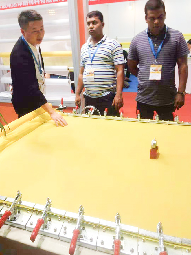 旭瑞絲印網(wǎng)耐磨易清洗，漏墨性好！