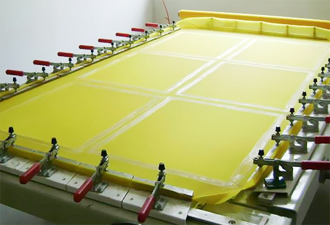 旭瑞絲印網(wǎng)耐磨易清洗，漏墨性好！